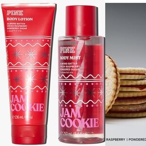 PINK Victoria's Secret Jam Cookie Body Lotion and Mist 2pc Set NEW